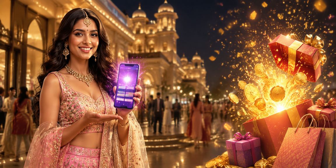 Indian players enjoying mobile casino app Bollywood themed