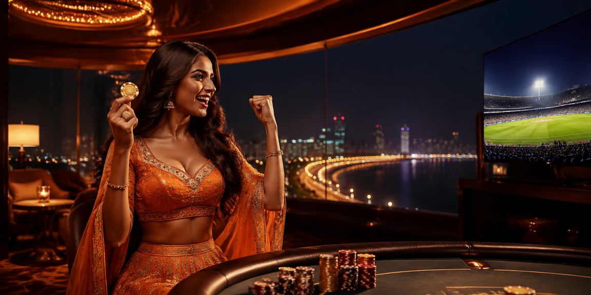 Premium VIP member enjoying live cricket betting at Mumbai Marine Drive